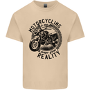Motorcycling Motorbike Motorcycle Biker Mens Cotton T-Shirt Tee Top Sand