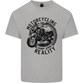 Motorcycling Motorbike Motorcycle Biker Mens Cotton T-Shirt Tee Top Sports Grey