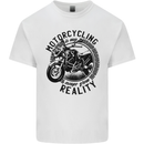 Motorcycling Motorbike Motorcycle Biker Mens Cotton T-Shirt Tee Top White