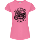 Motorcycling Motorbike Motorcycle Biker Womens Petite Cut T-Shirt Azalea