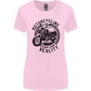 Motorcycling Motorbike Motorcycle Biker Womens Wider Cut T-Shirt Light Pink