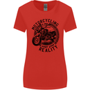 Motorcycling Motorbike Motorcycle Biker Womens Wider Cut T-Shirt Red