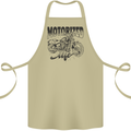 Motorized Life Biker Motorbike Motorcycle Cotton Apron 100% Organic Khaki
