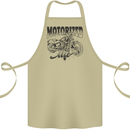 Motorized Life Biker Motorbike Motorcycle Cotton Apron 100% Organic Khaki
