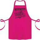 Motorized Life Biker Motorbike Motorcycle Cotton Apron 100% Organic Pink