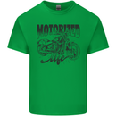 Motorized Life Biker Motorbike Motorcycle Kids T-Shirt Childrens Irish Green