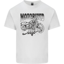 Motorized Life Biker Motorbike Motorcycle Kids T-Shirt Childrens White