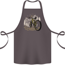 Mountain Bike Bicycle Cycling Cyclist MTB Cotton Apron 100% Organic Dark Grey