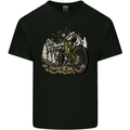 Mountain Bike Bicycle Cycling Cyclist MTB Kids T-Shirt Childrens Black
