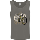 Mountain Bike Bicycle Cycling Cyclist MTB Mens Vest Tank Top Charcoal