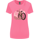 Mountain Bike Bicycle Cycling Cyclist MTB Womens Wider Cut T-Shirt Azalea