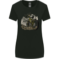 Mountain Bike Bicycle Cycling Cyclist MTB Womens Wider Cut T-Shirt Black