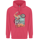 Mountain Bike Trials MTB Cycling Bicycle Childrens Kids Hoodie Heliconia