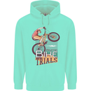 Mountain Bike Trials MTB Cycling Bicycle Childrens Kids Hoodie Peppermint