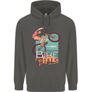 Mountain Bike Trials MTB Cycling Bicycle Childrens Kids Hoodie Storm Grey