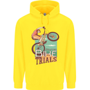 Mountain Bike Trials MTB Cycling Bicycle Childrens Kids Hoodie Yellow