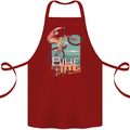 Mountain Bike Trials MTB Cycling Bicycle Cotton Apron 100% Organic Maroon