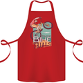 Mountain Bike Trials MTB Cycling Bicycle Cotton Apron 100% Organic Red