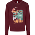 Mountain Bike Trials MTB Cycling Bicycle Kids Sweatshirt Jumper Maroon