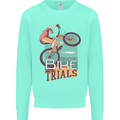 Mountain Bike Trials MTB Cycling Bicycle Kids Sweatshirt Jumper Peppermint