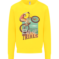 Mountain Bike Trials MTB Cycling Bicycle Kids Sweatshirt Jumper Yellow