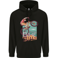 Mountain Bike Trials MTB Cycling Bicycle Mens 80% Cotton Hoodie Black