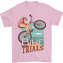 Mountain Bike Trials MTB Cycling Bicycle Mens T-Shirt 100% Cotton Light Pink