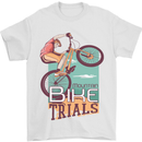 Mountain Bike Trials MTB Cycling Bicycle Mens T-Shirt 100% Cotton White