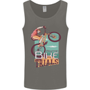 Mountain Bike Trials MTB Cycling Bicycle Mens Vest Tank Top Charcoal