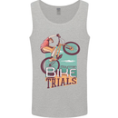 Mountain Bike Trials MTB Cycling Bicycle Mens Vest Tank Top Sports Grey