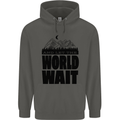 Mountain World Wait Hiking Trekking Walking Childrens Kids Hoodie Storm Grey