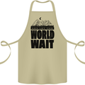 Mountain World Wait Hiking Trekking Walking Cotton Apron 100% Organic Khaki