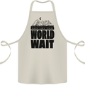 Mountain World Wait Hiking Trekking Walking Cotton Apron 100% Organic Natural