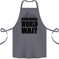 Mountain World Wait Hiking Trekking Walking Cotton Apron 100% Organic Steel