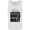 Mountain World Wait Hiking Trekking Walking Mens Vest Tank Top White