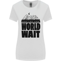 Mountain World Wait Hiking Trekking Walking Womens Wider Cut T-Shirt White
