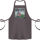 Mow Beer Funny Lawnmower Alcohol Gardening Cotton Apron 100% Organic Dark Grey