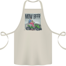 Mow Beer Funny Lawnmower Alcohol Gardening Cotton Apron 100% Organic Natural