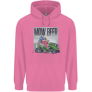 Mow Beer Funny Lawnmower Alcohol Gardening Mens 80% Cotton Hoodie Azelea