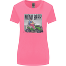 Mow Beer Funny Lawnmower Alcohol Gardening Womens Wider Cut T-Shirt Azalea