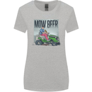 Mow Beer Funny Lawnmower Alcohol Gardening Womens Wider Cut T-Shirt Sports Grey