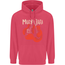 Muay Thai Boxing Gloves MMA Childrens Kids Hoodie Heliconia