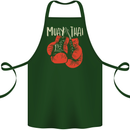 Muay Thai Boxing Gloves MMA Cotton Apron 100% Organic Forest Green