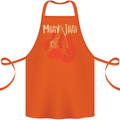 Muay Thai Boxing Gloves MMA Cotton Apron 100% Organic Orange