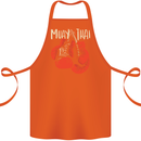 Muay Thai Boxing Gloves MMA Cotton Apron 100% Organic Orange