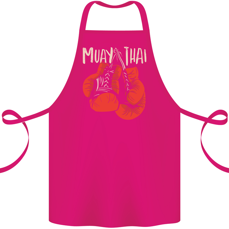 Muay Thai Boxing Gloves MMA Cotton Apron 100% Organic Pink