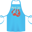 Muay Thai Boxing Gloves MMA Cotton Apron 100% Organic Turquoise