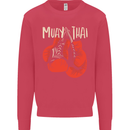 Muay Thai Boxing Gloves MMA Kids Sweatshirt Jumper Heliconia