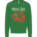 Muay Thai Boxing Gloves MMA Mens Sweatshirt Jumper Irish Green