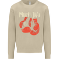 Muay Thai Boxing Gloves MMA Mens Sweatshirt Jumper Sand